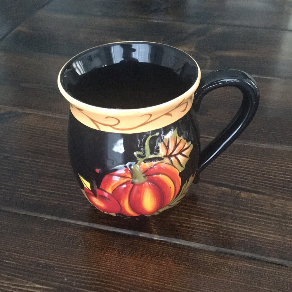 Fall pumpkin coffee mug